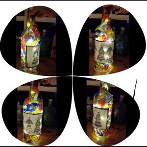 Lighted Native American Dancer bottle